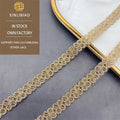 High-End Water Soluble Metal Wire Mesh Fabric Lace for Wedding Dresses Children's Clothing & Embroidery for Shoes & Bags
