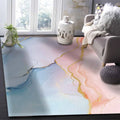 Wholesale Large Soft Area Rug Abstract Pattern Non-Slip Vintage Rug for Bedroom Living Dining Room Farmhouse Kids Playroom
