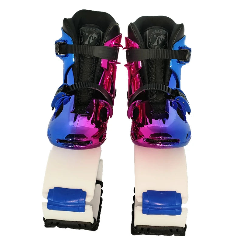 SYJ3'S Top Power Training Sports Shoes Kangaroo Jumps Electroplated Shiny Two-color Rebound Jump Shoes Gym Unisex Bounce Boot