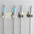 HelloWorld Simple Powerful Hook Bathroom Seamless Mop Hanger Creative Bathroom Portable Wall Hanging Nail-free Mop Clip Tool