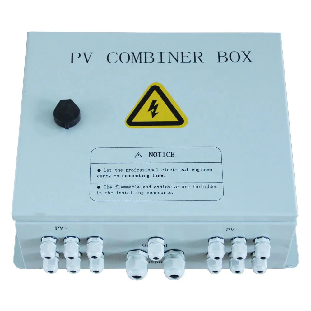 IP65 Waterproof Solar Pv Strings 6 in 1 Out 6 Strings  500V DC Solar PV Array Combiner Box for Solar System