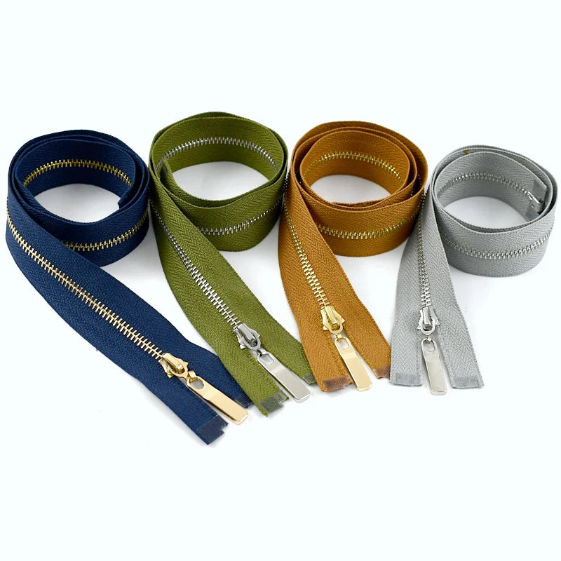 Deepeel AP393 3# 20cm DIY Luggage Material Metal Zipper Garment Accessories Colourful Close-End Zipper for Sewing Bag Jacket