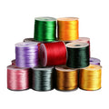 LONGJIE Wholesale 31 Colors 2.5mm Nylon Silk Cord for Bracelet Jewelry Making