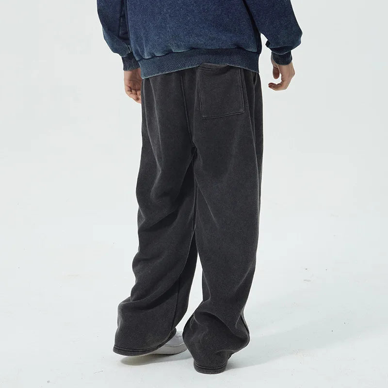 Wholesale OEM Fashion Trackpants Blank Sweatpants Custom Jogging Pants Heat-Transfer Printed Waterproof Breathable Plain Men