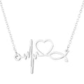 Wholesale Cheap Wave Heart Necklace Jewelry Rose Gold Women Choker Necklace
