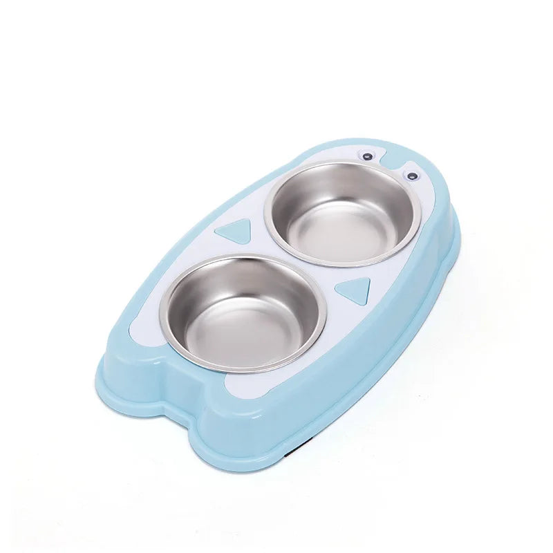Custom logo Portable Wholesale Bowl Pet Stainless Cat Feeding Pet Bowl