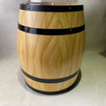 Custom 5L Oak Wooden Barrel Food Grade with Stainless Steel Inside for Beer Storage