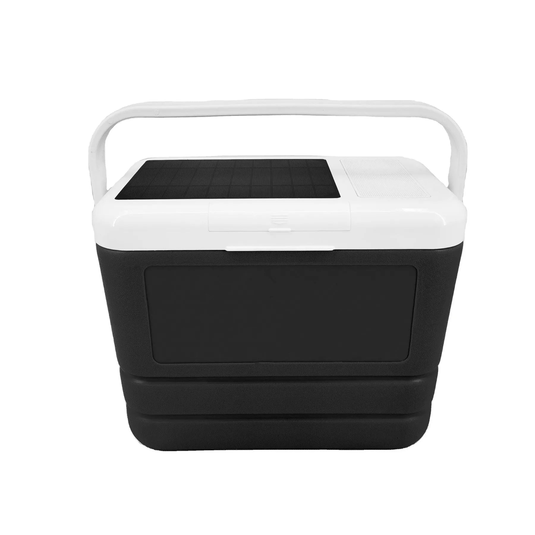Long Thermal Insulation Time Solar Panel Cooler Box with Speakers bluetooth with FM Radio with Power Bank Solar Refrigerator