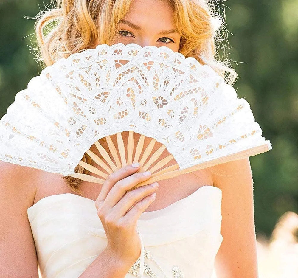 Customized Wedding Invitation Logo Folding Hand Fan Wedding Bamboo Hand Held Fan