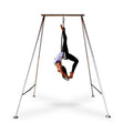 Adjustable and Detachable 68lbs Steel Aerial Yoga Stand Stainless Steel Inversion Yoga Swing for Adults Kids with Plug Type CN