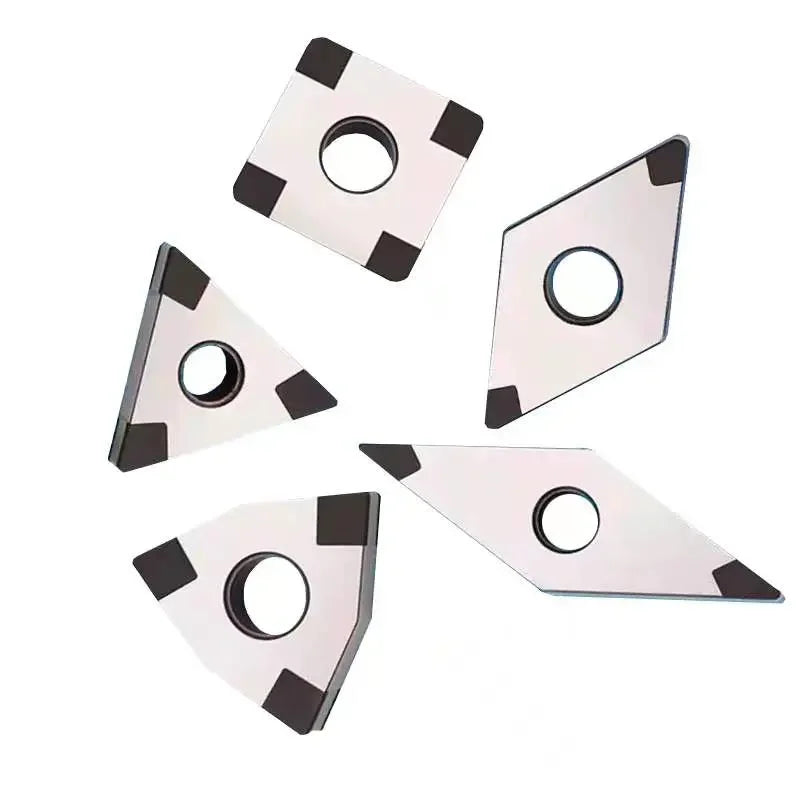 High Finish DCGW 11T302 Carbide CBN/PCD Inserts Turning Tool for Aluminum Part Turning