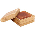 Bathroom Outdoor Craft square Jabonera De Bambu Porta Jabon Soap Rack Stand Cases Travel Bamboo Soap bar Holder Tray Dish Box
