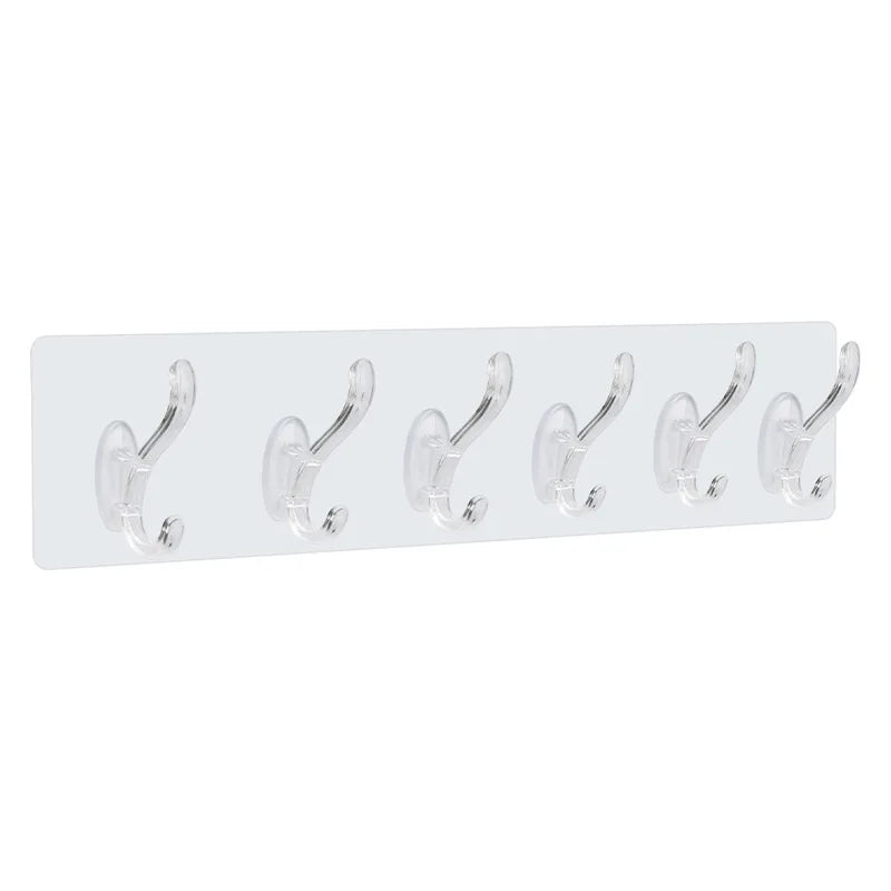 2026 Luxury Foldable Waterproof PVC Multifunctional Wall Mounted Double Tier Hook for Kitchen & Bathroom Storage