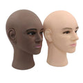 Wholesale Soft PVC Male Mannequin Display Head Realistic Makeup Male Hat Wig Glasses Display Mannequin Heads