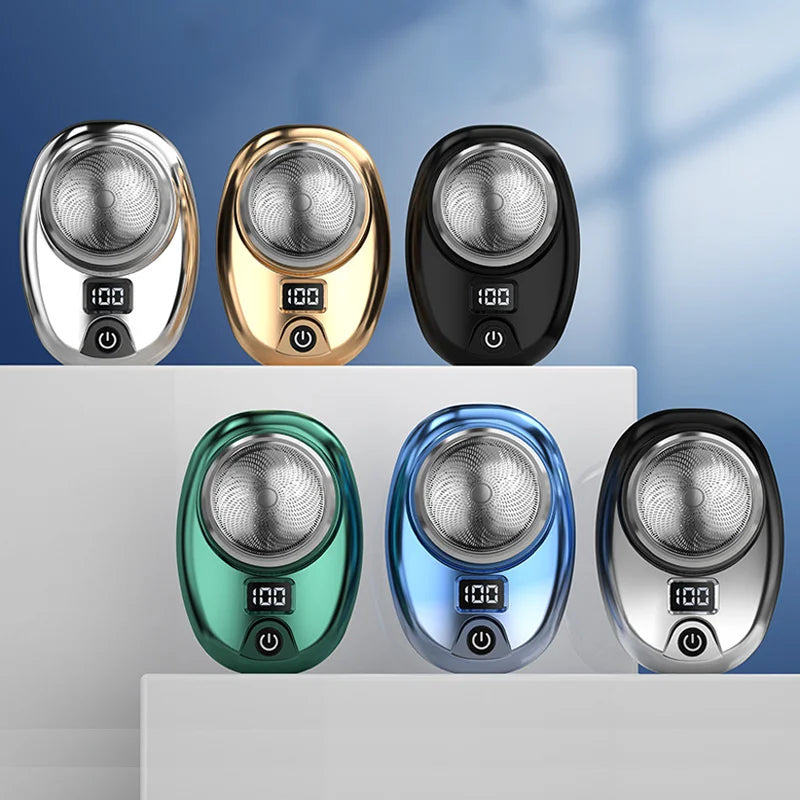 New Home Electric Shaver Full Body Water Wash Shaver Portable Mini Digital Display Shaver Beard Blade Male ABS Rechargeable HK