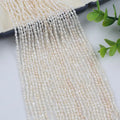 2.5-3mm White Color Rice Shape Freshwater Pearl Loose Strands