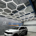 In Stock Diy Assembled Car Wash Showroom Studio Hexagon Lighting Garage Luxury Light