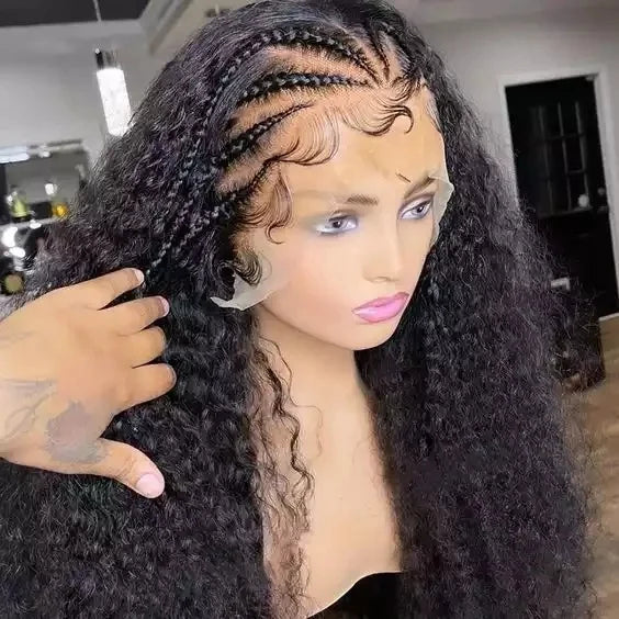 210% Density Wigs Human Hair Lace Frontcheap Invisible hd Transparent Brazilian Hair Lace Frontal Wiglace Wig for Black Women
