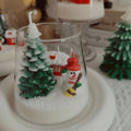 Funday New Year Christmas Birthdays Scented Handmade Soy Wax Pillar Candles 220g-330g Home Decoration Holiday Use Gift