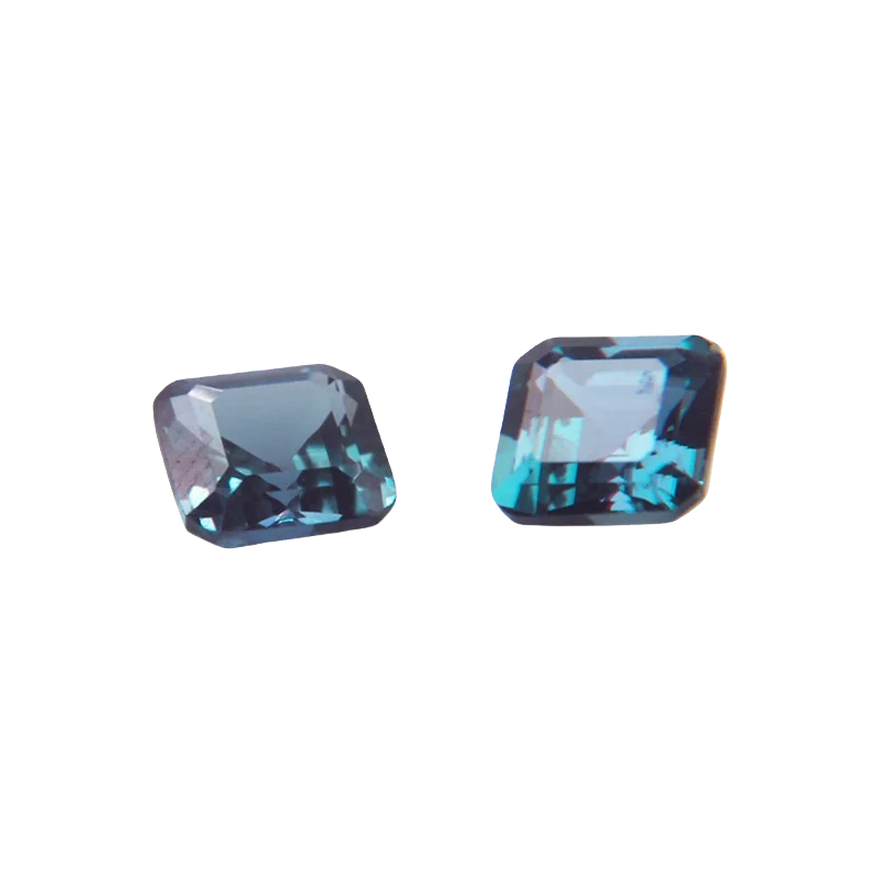 Violet Corundum Laboratory Grown Synthetic Color Changing Violet Corundum Russian Alexandrite