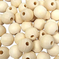 250pcs Per Bag 20mm Wood Beads Natural Round Unfinished Crafts Custom Colored Made in India