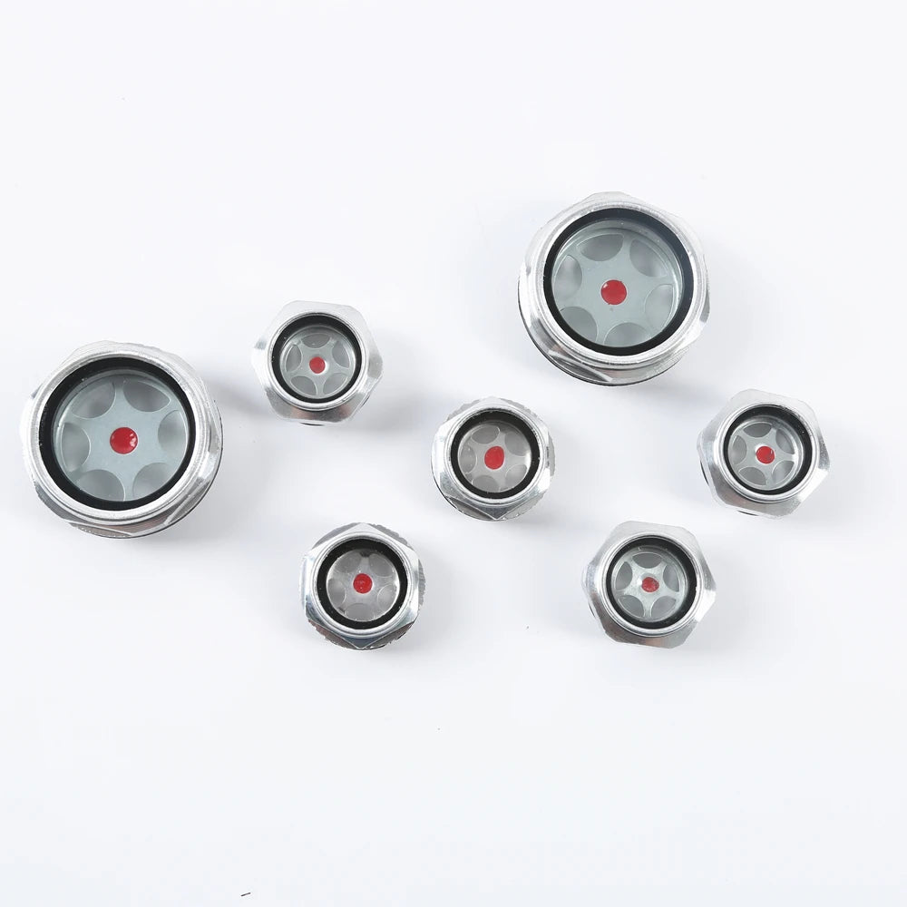 XZW Industrial Sight Glass Fuel Gauge BSPP 3/4 for Oil Produced by XZW
