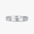 Ailmay Authentic 925 Sterling Silver Simplicity Cubic Zirconia Geometric Finger Ring for Women Wedding Engagement Fine Jewelry