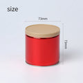 Custom Wholesale Print logo 73*73mm Round Tea Coffee Candy Cookies Hand Tear Tinplate Food Grade Metal Sealing Packaging Tin Box