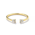 Milskye Wedding Fine Fashion Jewelry for Women Couple Set 925 Silver Gold Diamond Rings