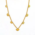 Joolim 18k Gold Plated Vintage Sun Flower Tassel Pendant Stainless Steel Necklace Earring Delicate Jewelry