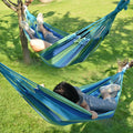 Single / Double Hammock for Backyard Patio Porch Garden Indoor Outdoor Camping Hiking