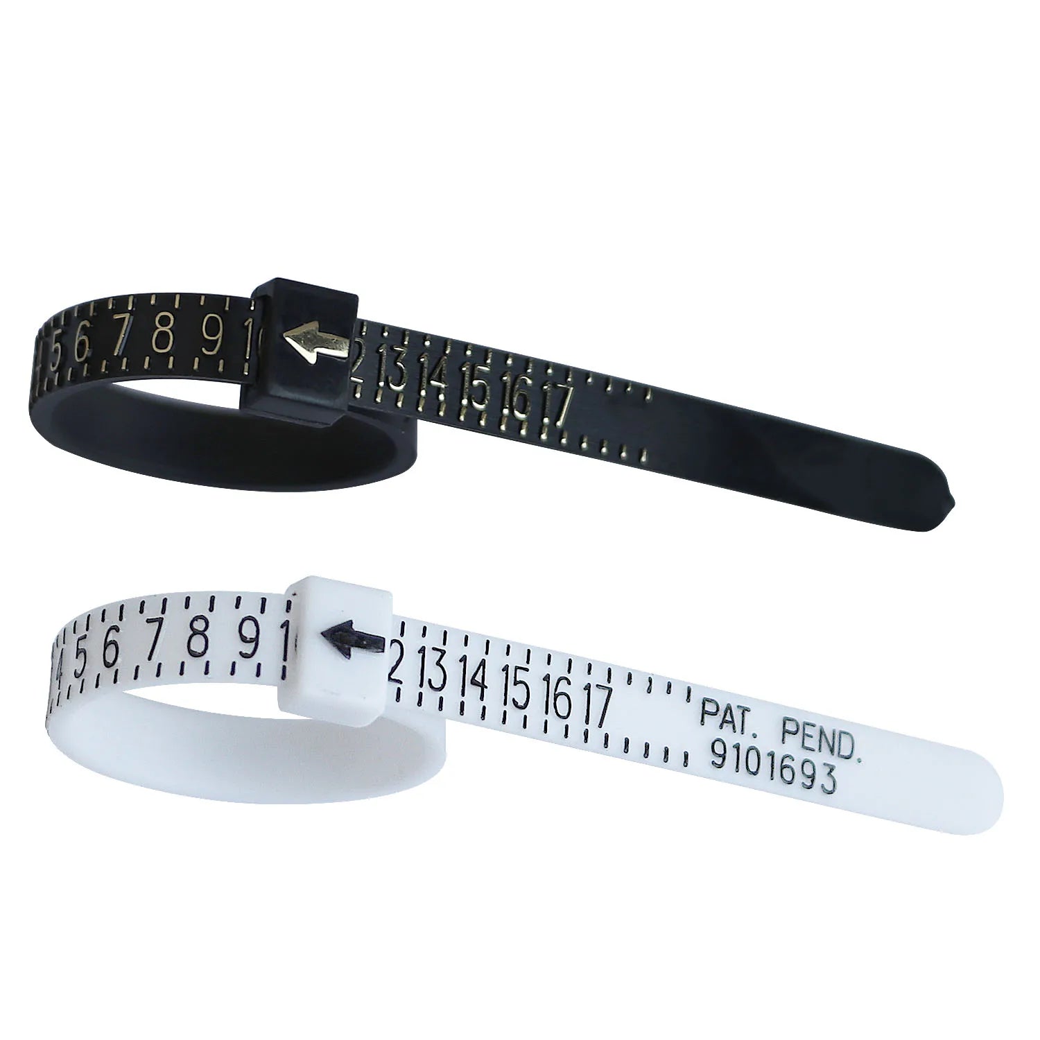 Auble Model 0019 Reusable Ring Sizer Measuring Set Finger Size Gauge Jewelry Sizing Tools for US/UK/JP/EUR/KOR/HK