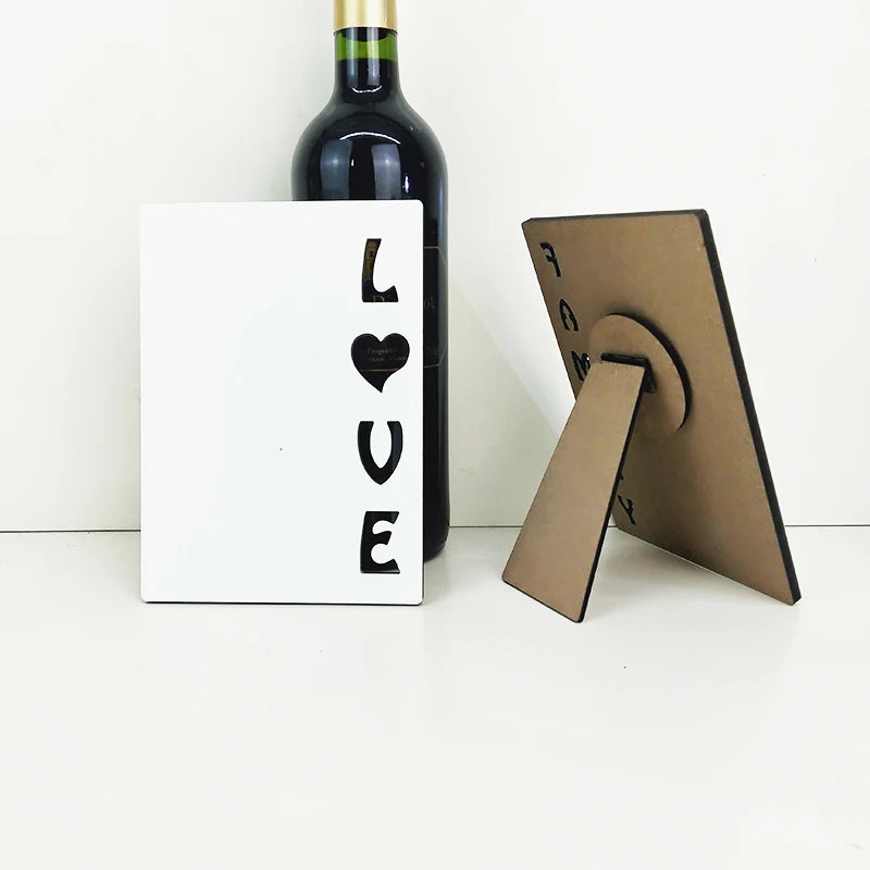 FAMILY LOVE RIP PRO Photo Frame Factory Outlet Sublimation MDF Engrave Photo Panel