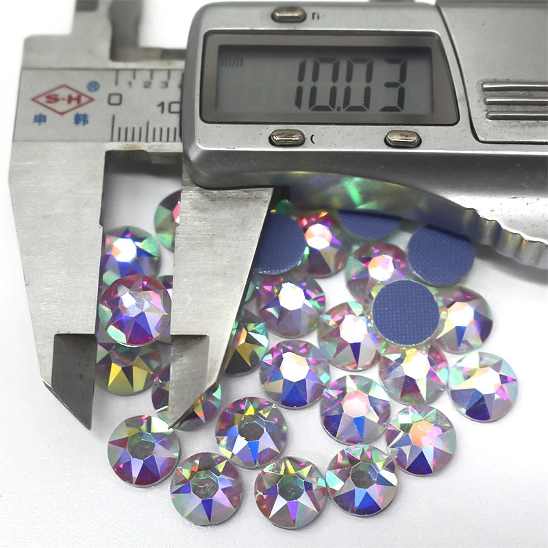Lucky Bulk Big Size Ss40  Ss50 2088 8+8 ab Star Cuts Crystal ab Hotfix Rhinestones Hot Fix Stone Crystal Iron on Rhinestone