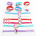 Cartoon Unicorn Series Beautiful Easy-to-Use Exquisite Workmanship PVC Rubber Bracelet Custom Colors Personalized Logo