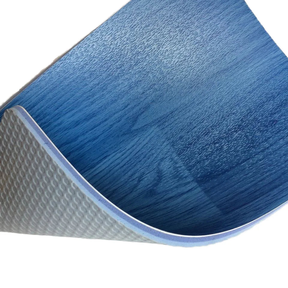 4.5mm Minimalist PVC Gym Vinyl Flooring Roll Indoor Bus Garage Hospital Wood Flooring Graphic Design for Australia Bus Garage