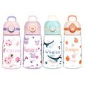 Wholesale Customized 400ml Tritan Kids Water Bottle with Straw for Children's Outdoor Activities