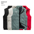 Fashion Stand Collar Golf Puffer Vest Men Custom logo