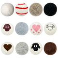 Organic Wool Dryer Balls 7cm Reusable Laundry Dryer Unscented and Eco-Friendly Handmade Cleaning Feature