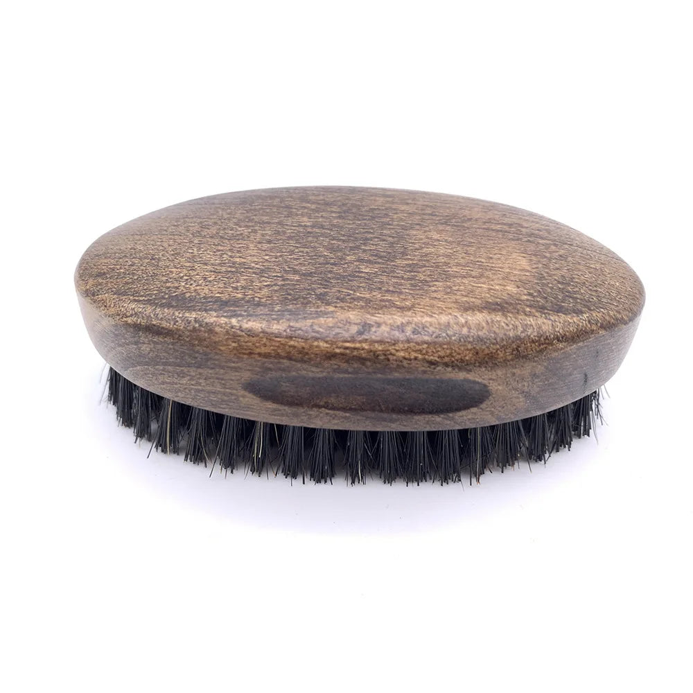 Wholesale Pocket Edge Control Custom Logo Mens Beard Comb and Brush Set