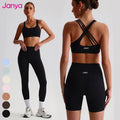 Women Outdoor Running Tight Quick Dry Sports Clothing 5 Piece Sets Custom Workout Wear Gym Fitness Sets Women Yoga Set