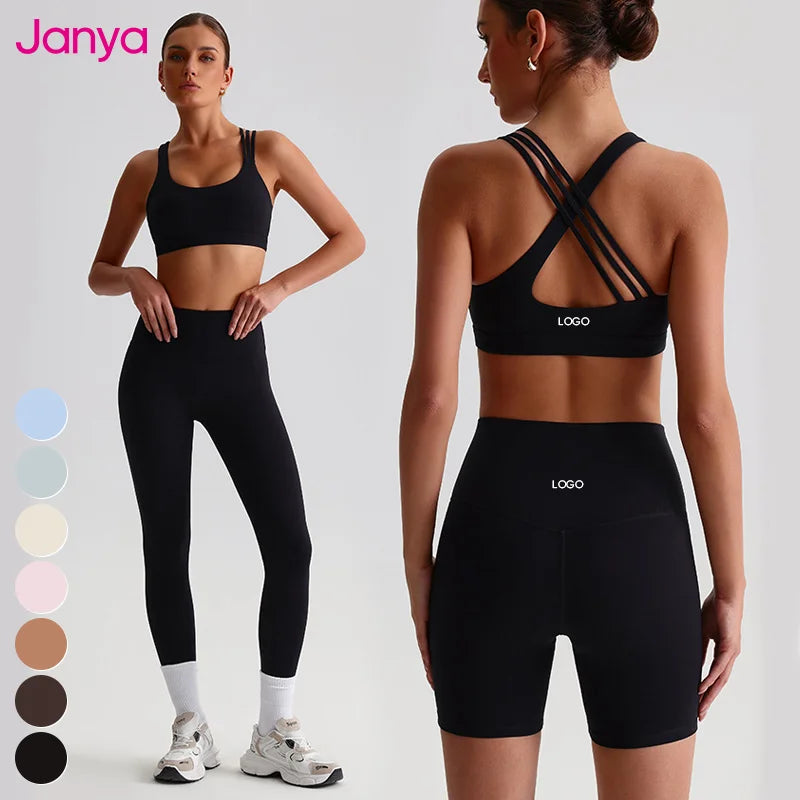 Women Outdoor Running Tight Quick Dry Sports Clothing 5 Piece Sets Custom Workout Wear Gym Fitness Sets Women Yoga Set