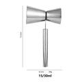 Wholesale Jigger With Handle 15ml/ 30ml Ounce Measuring Cup Bar Use Stainless Steel Jigger