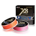 RIKIMARU 2022 8x Ultra-fine Braid Farther Casting Japanese Super Compact Silk for Professional Athlete Saltwater Fishing Line