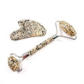 DIY DIY New Product Facial Jade Roller Dalmation jasper Jade Roller and Guasha Board