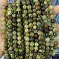 Natural Green Tsavorite Grossular 4/6/8/10mm Round Loose Garnet Stone Beads for Jewelry Making Green Garnet