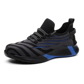 AMAWEI Customizable Logo Unisex Safety Shoes Work Sneakers Steel Toe Lightweight Protective Used for Factory Safety Sneakers