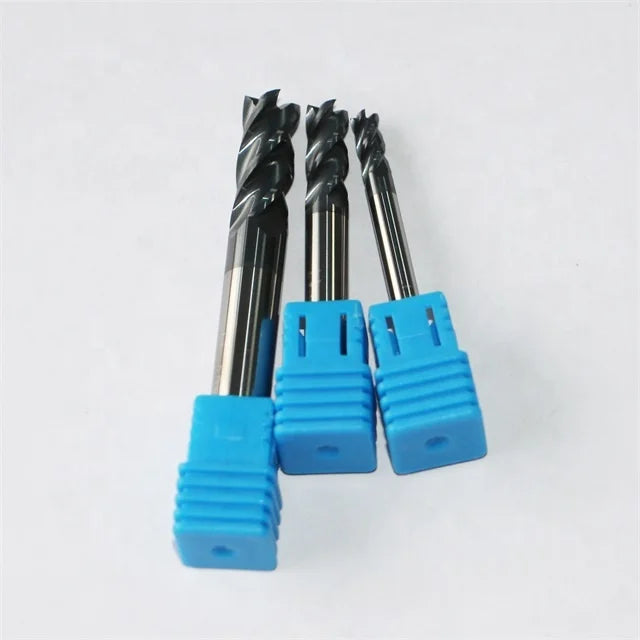DLCC 12mm Cemented Carbide Material 4 Flutes End Mills Milling Tools