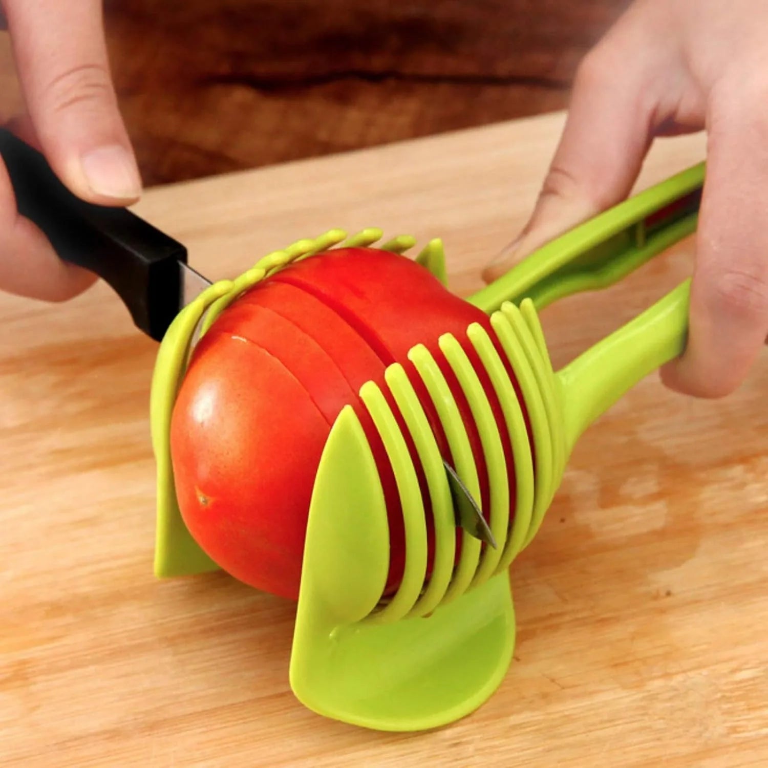 Vegetable Cutter Lemon Slicing Tool Multi-purpose Hand-held Round Fruit Tongs Household Kitchen Manual Vegetable Cutter