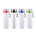 Wholesale 750ml Aluminum Sport Water Bottles With Leak Proof Lid & Carabiner BPA Free Sublimation Blanks 25oz for Drinking